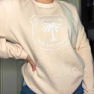 Paradise pink/cream sweater